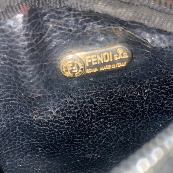 Authentic vintage Fendi Pequin stripe cosmetic pouch - Picture 2 of 10